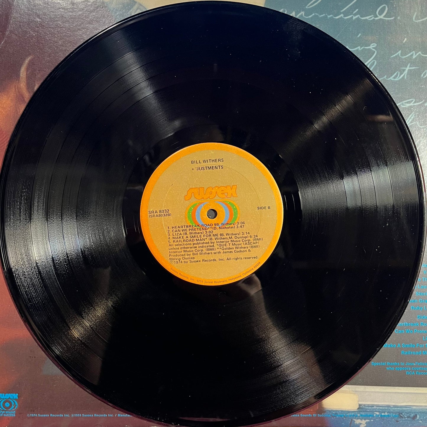 Bill Withers - +'Justments *SONIC PRESS* | Near Mint (NM) Near Mint (NM)-
