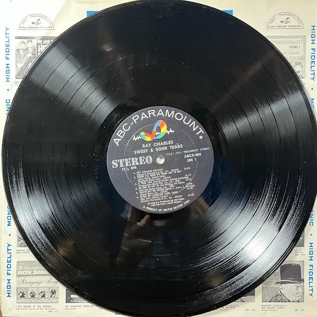 Ray Charles - Sweet & Sour Tears (VINYL) | Near Mint (NM or M-) Very Good Plus (VG+)-