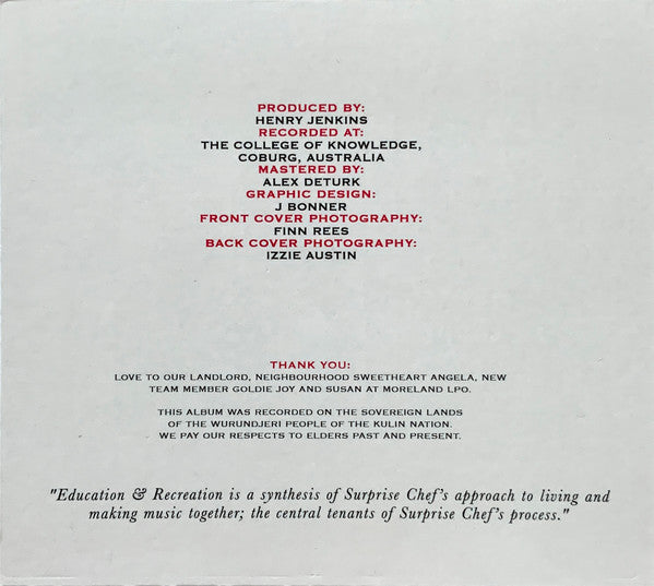 Surprise Chef - Education & Recreation (CD) | Near Mint (NM) Near Mint (NM)-