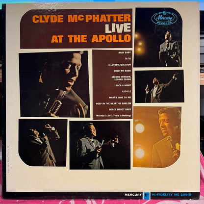 Clyde McPhatter - Live At The Apollo | Near Mint (NM) Near Mint (NM)-