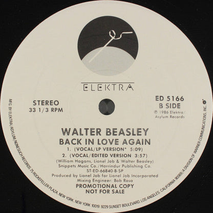 Walter Beasley - Back In Love Again | Near Mint (NM) Generic-