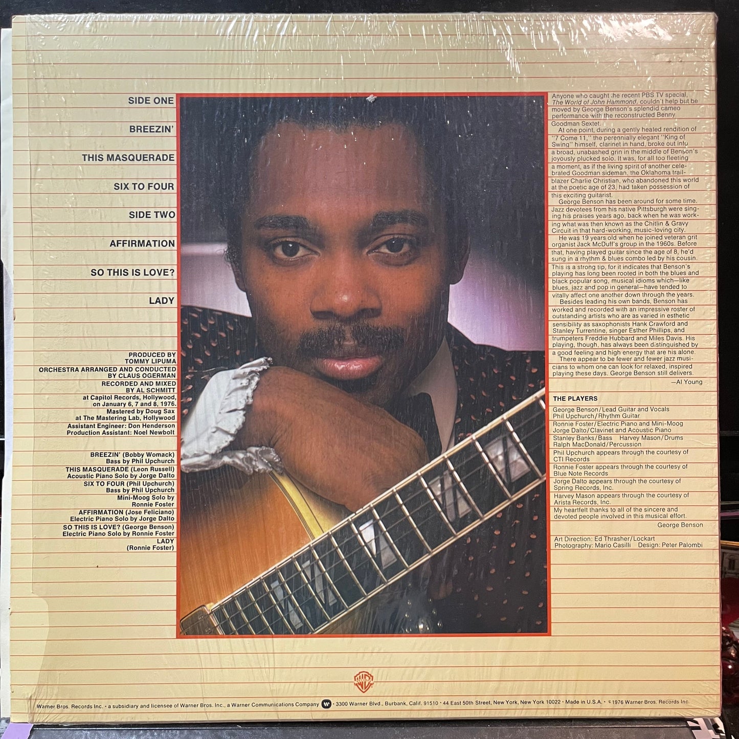 George Benson - Breezin' (VINYL) | Near Mint (NM or M-) Near Mint (NM)-
