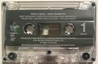 Soul II Soul - Keep On Movin' *CASSETTE* | Near Mint (NM) Near Mint (NM)-