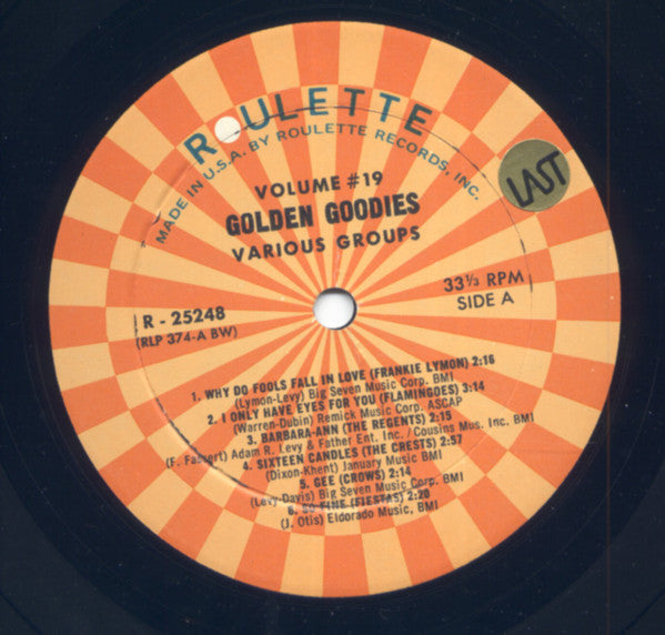 Various - Golden Goodies - Vol. 19 | Near Mint (NM) Near Mint (NM)-