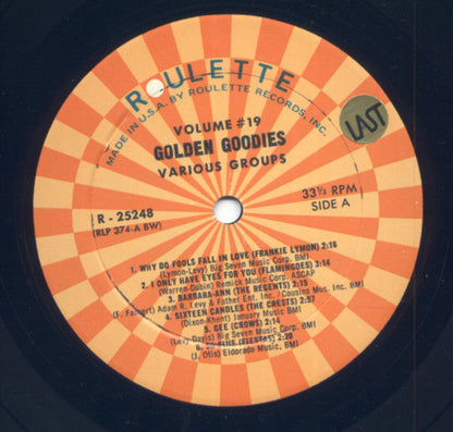 Various - Golden Goodies - Vol. 19 | Near Mint (NM) Near Mint (NM)-