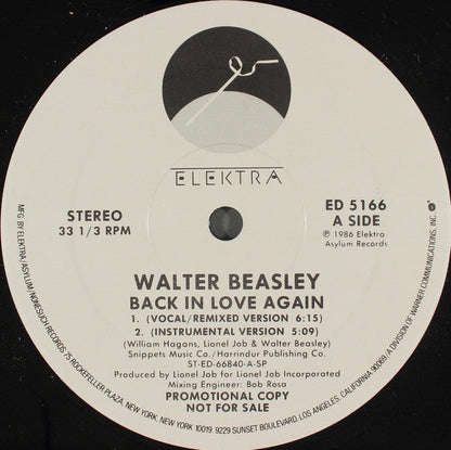 Walter Beasley - Back In Love Again | Near Mint (NM) Generic-