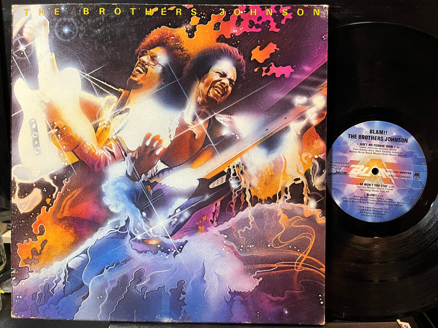 Brothers Johnson - Blam!! (VINYL LP A&M SP4714 1978) | USED Near Mint (NM) Excellent+ (EX+)-