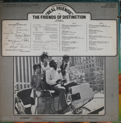 The Friends Of Distinction - Real Friends (VINYL) | Near Mint (NM or M-) Very Good Plus (VG+)-