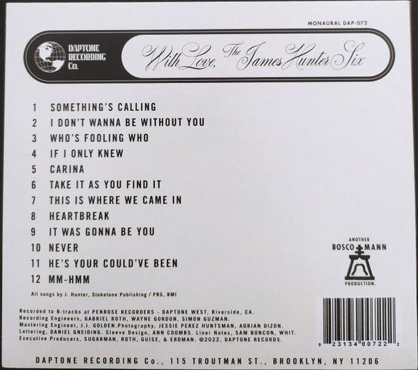 The James Hunter Six - With Love (CD) | Near Mint (NM)-