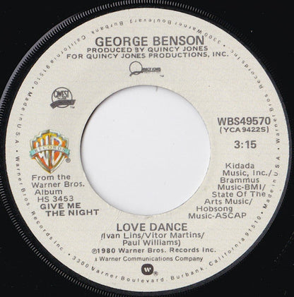 George Benson - Love X Love (7" VINYL) | Near Mint (NM) Near Mint- (NM-)-