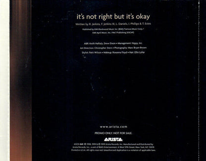 Whitney Houston - It's Not Right But It's Okay (CD) | Near Mint (NM) Excellent+ (EX+)-