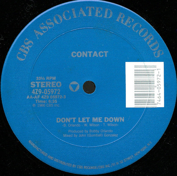 Contact (19) - Don't Let Me Down | Near Mint (NM) Generic-