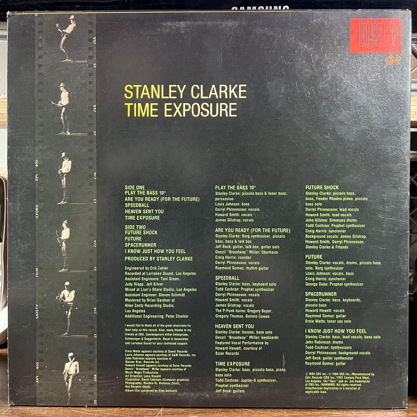 Stanley Clarke - Time Exposure (LP) | Near Mint (NM) Excellent (EX)-