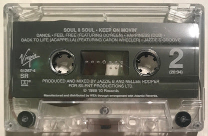 Soul II Soul - Keep On Movin' *CASSETTE* | Near Mint (NM) Near Mint (NM)-