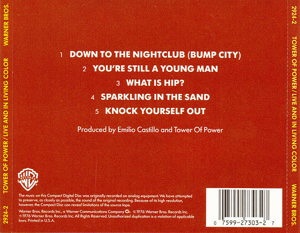 Live And In Living Color (CD) | Near Mint (NM) Near Mint (NM)-