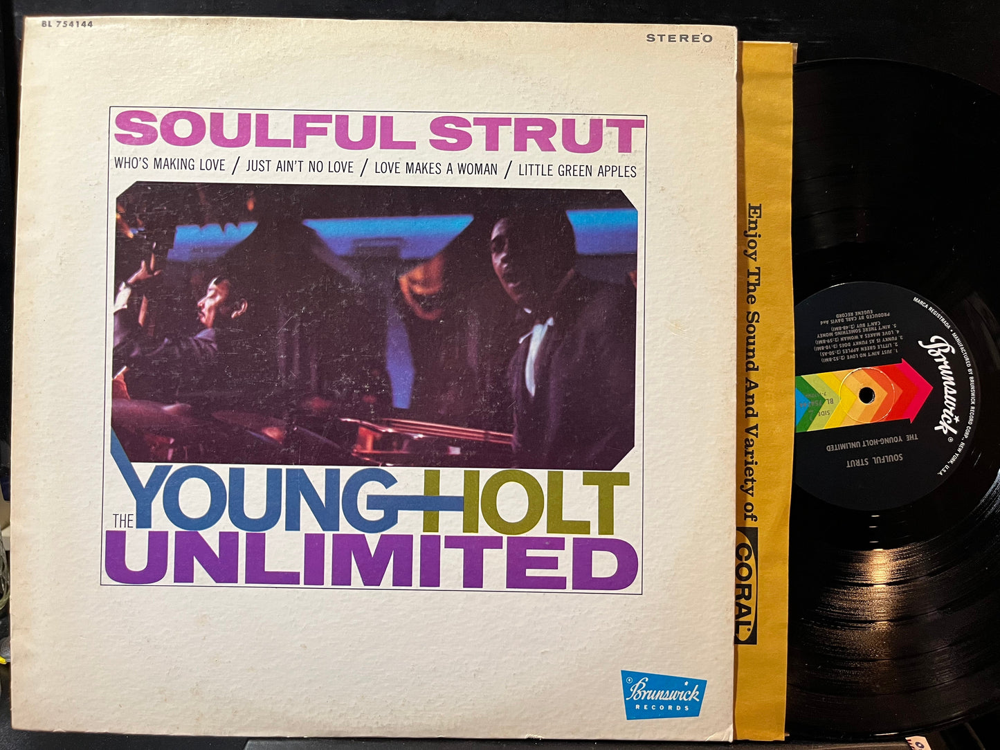 Young Holt Unlimited - Soulful Strut (VINYL LP Brunswick BL 754144 2009) | USED Near Mint (NM) Excellent (EX)-