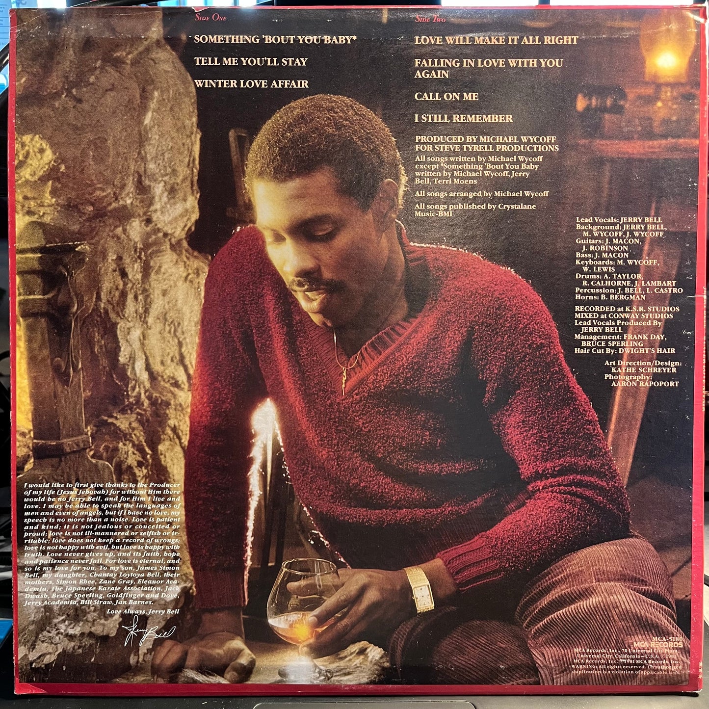 Jerry Bell - Winter Love Affair *PROMO* | Near Mint (NM) Near Mint (NM)-
