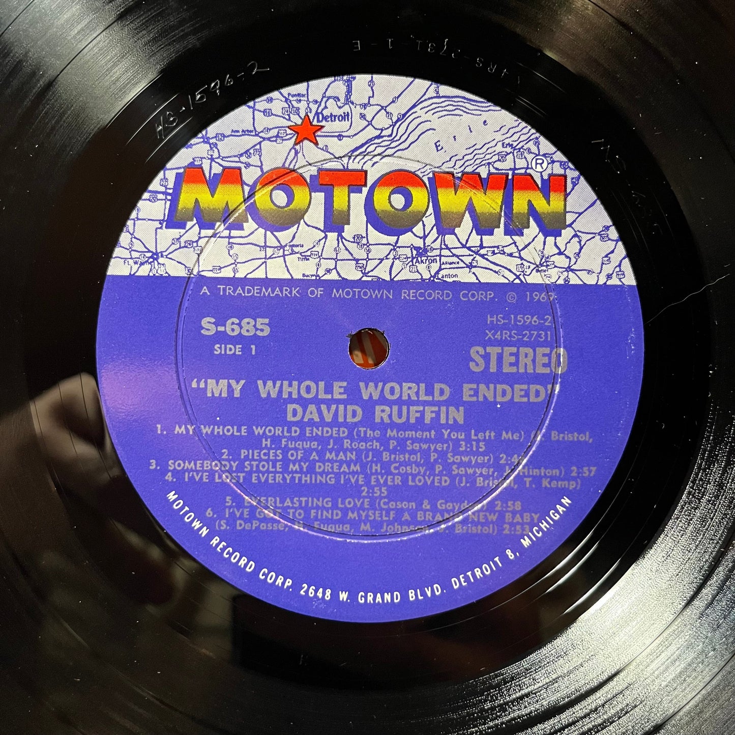 David Ruffin - My Whole World Ended (VINYL) |-