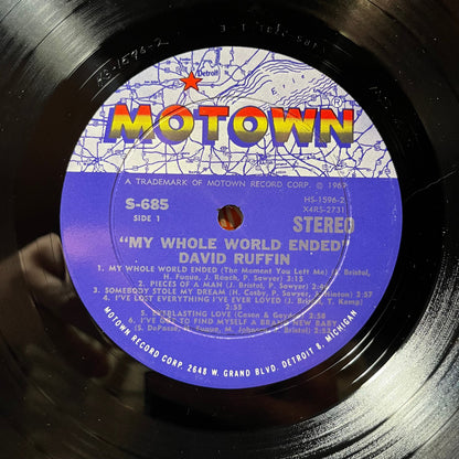 David Ruffin - My Whole World Ended (VINYL) |-