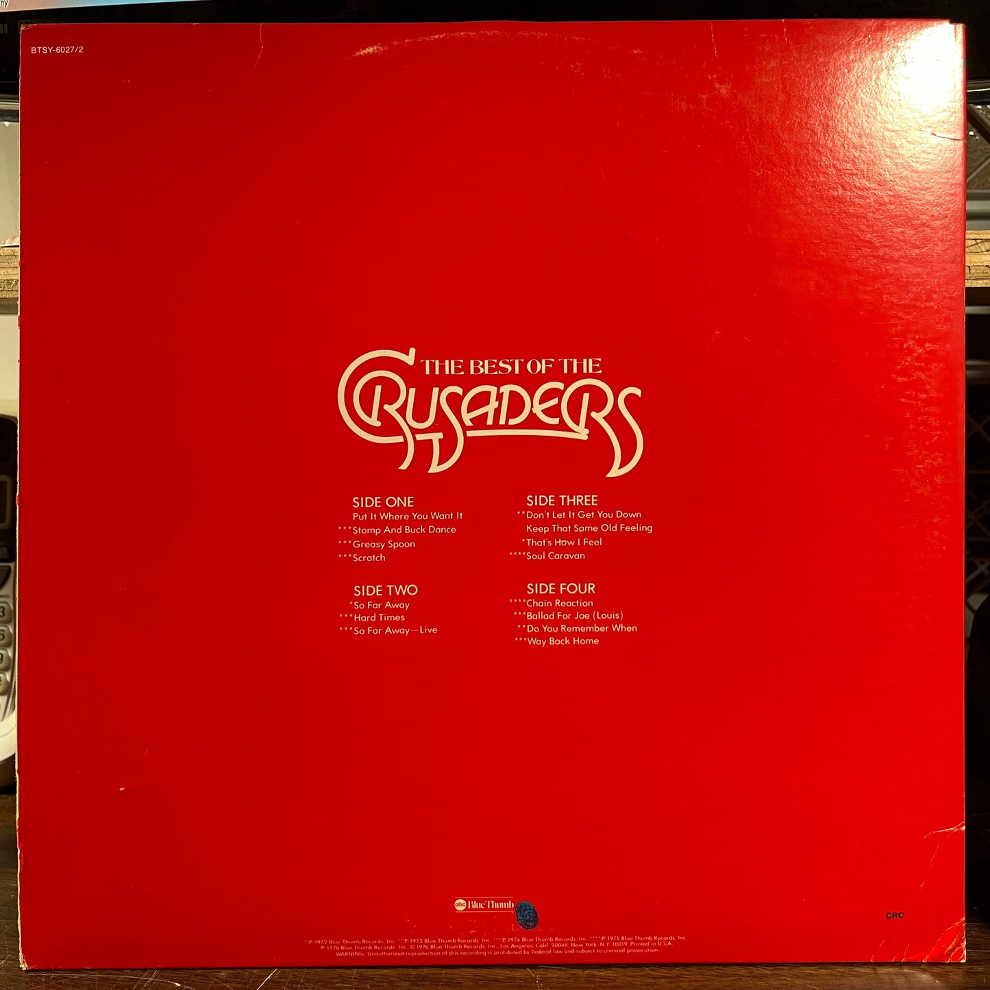 The Crusaders - The Best Of The Crusaders (2xLP) | Near Mint (NM) Excellent (EX)-