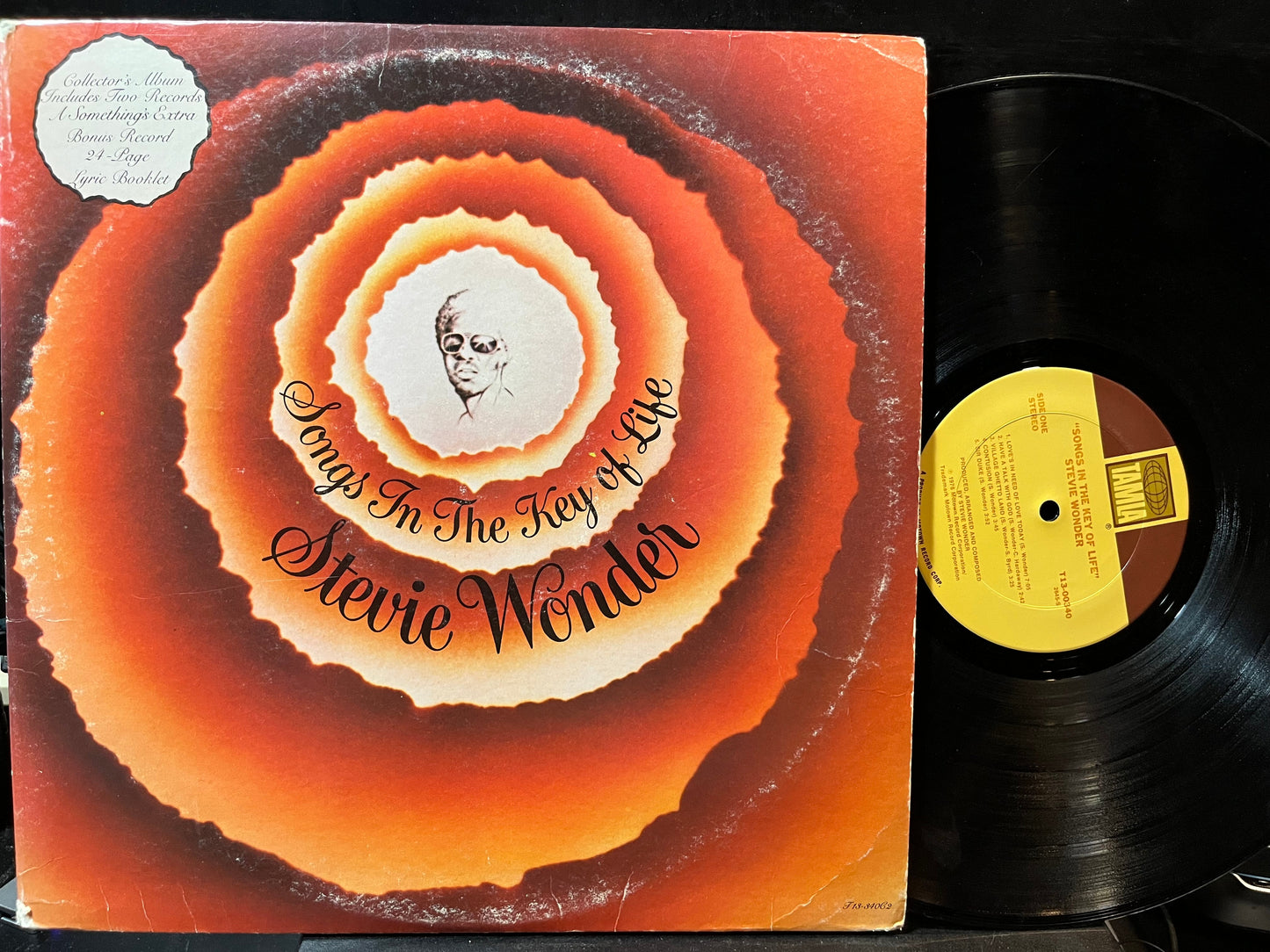 Stevie Wonder - Songs In The Key Of Life (VINYL 2xLP TAMLA T13-00340 1976) | USED Very Good Plus (VG+) Very Good (VG)-