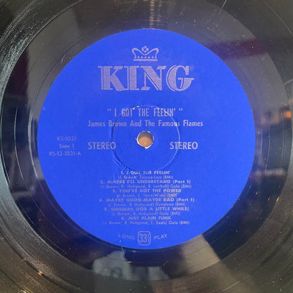 James Brown & The Famous Flames - I Got The Feelin' (VINYL) | Very Good Plus (VG+) Very Good (VG)-