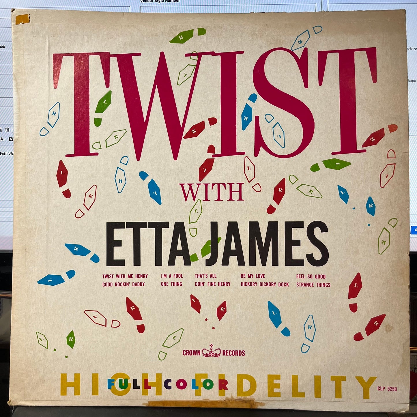 Etta James - Twist With Etta James (VINYL) | Very Good Plus (VG+)-