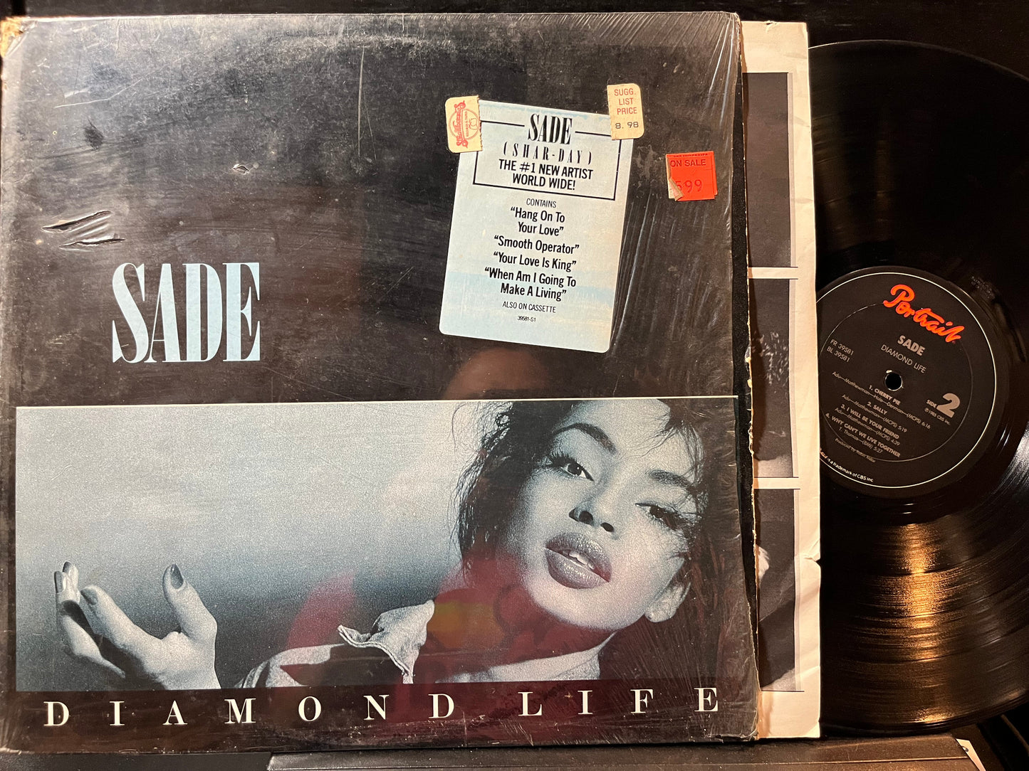 Sade - Diamond Life (VINYL LP Portrait FR 39581 1985) | USED Very Good Plus Plus (VG++) Excellent (EX)-