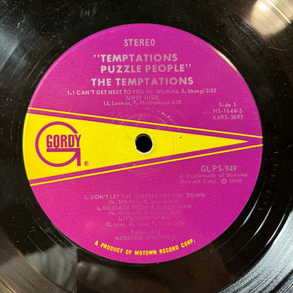 The Temptations - Puzzle People (VINYL LP GORDY 949 1969) | USED Very Good (VG) Excellent+ (EX+)-