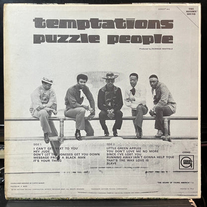 The Temptations - Puzzle People (VINYL LP GORDY 949 1969) | USED Very Good (VG) Excellent+ (EX+)-