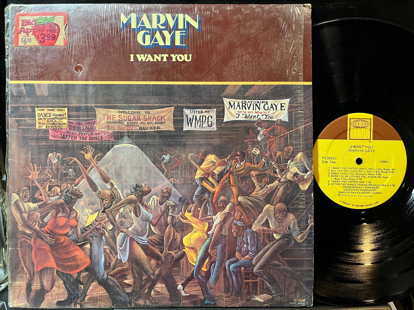 Marvin Gaye - I Want You (VINYL LP Tamla T6-342S1 1976) | Very Good (VG) Near Mint (NM)-