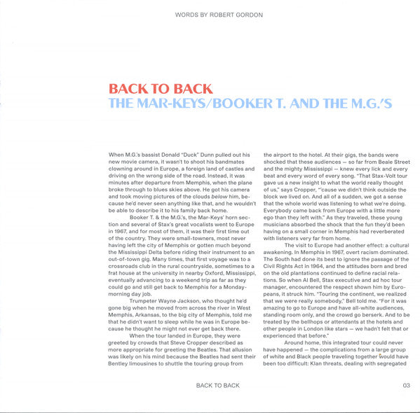 Back To Back | Mint (M) Mint (M)-