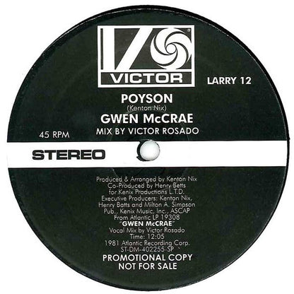 Gwen McCrae - Poyson | Mint (M) Mint (M)-