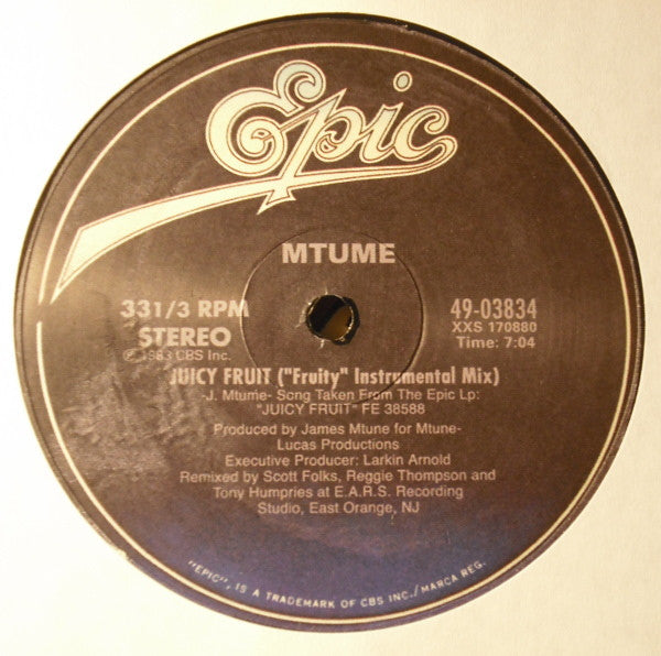 Mtume - Juicy Fruit (VINYL 12") | NEW Mint (M) Generic-