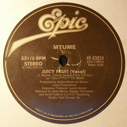 Mtume - Juicy Fruit (VINYL 12") | NEW Mint (M) Generic-