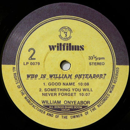 William Onyeabor - Who Is William Onyeabor? (3xVINYL) | Mint (M) Mint (M)--
