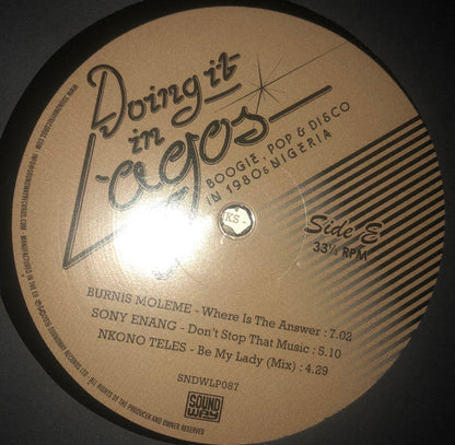 Various - Doing It In Lagos (Boogie, Pop & Disco In 1980s Nigeria) (3LP) | Mint (M) Excellent (EX)-