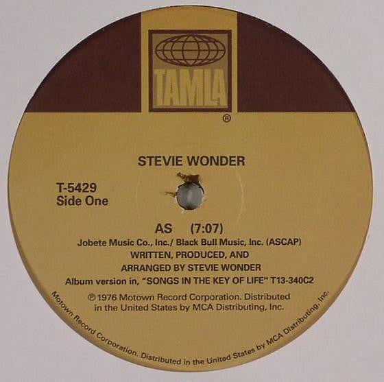 Stevie Wonder As 12" Mint (M) Generic-