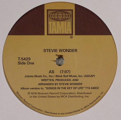 Stevie Wonder As 12" Mint (M) Generic-