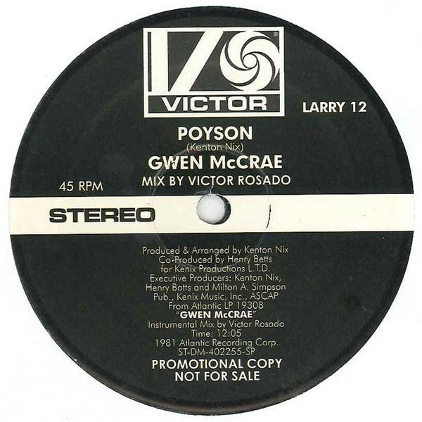 Gwen McCrae - Poyson | Mint (M) Mint (M)-