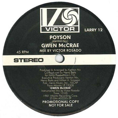 Gwen McCrae - Poyson | Mint (M) Mint (M)-
