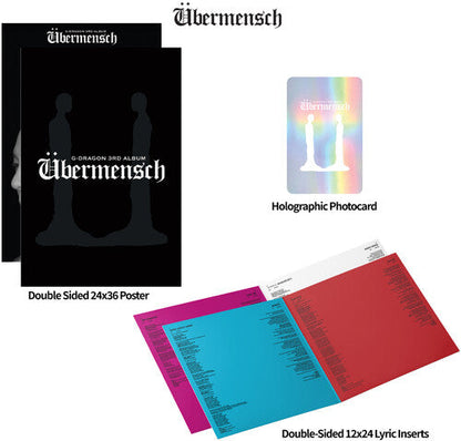 G-Dragon - Ubermensch - Die-Cut Mirrorboard (VINYL & Poster) | Mint (M) Mint (M)-