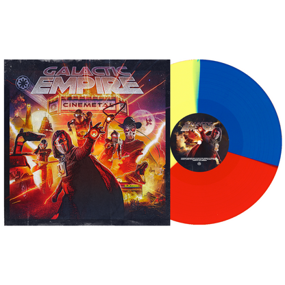 Galactic Empire - Cinemetal (Indie Exclusive Red/Yellow/Blue VINYL) | Mint (M) Mint (M)-