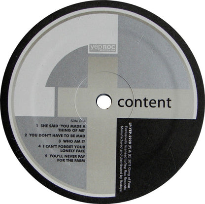 Gang Of Four - Content | Mint (M) Mint (M)-
