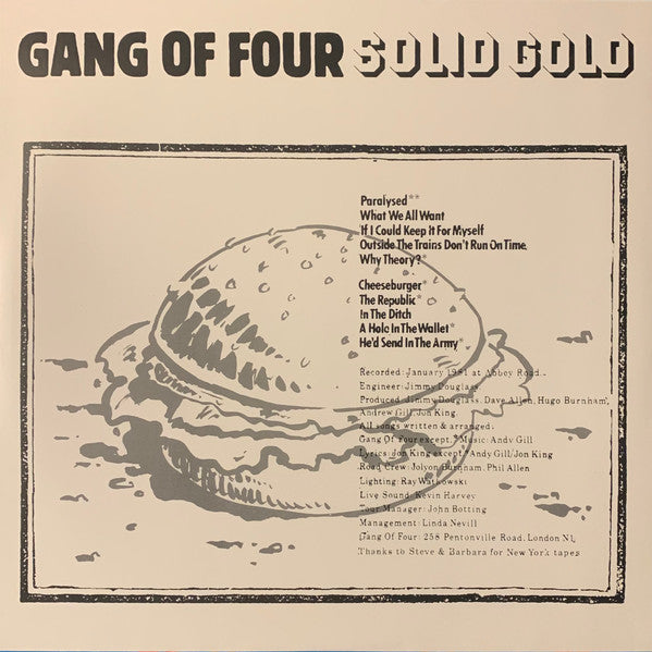 Gang Of Four - Solid Gold (VINYL) | Mint (M) Mint (M)-
