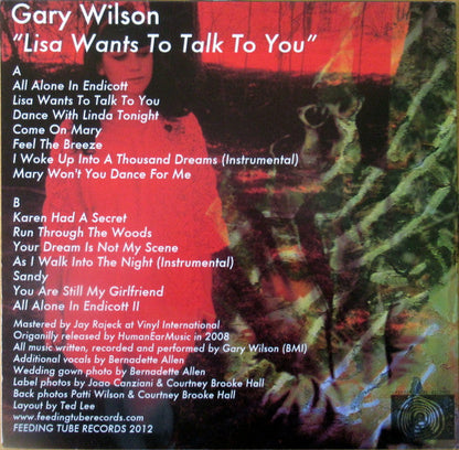 Gary Wilson - Lisa Wants To Talk To You | Mint (M) Mint (M)-
