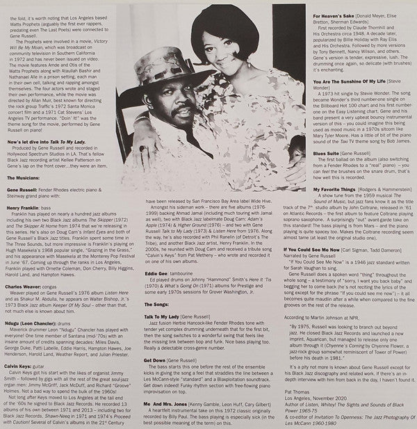 Gene Russell - Talk To My Lady | Mint (M) Mint (M)-