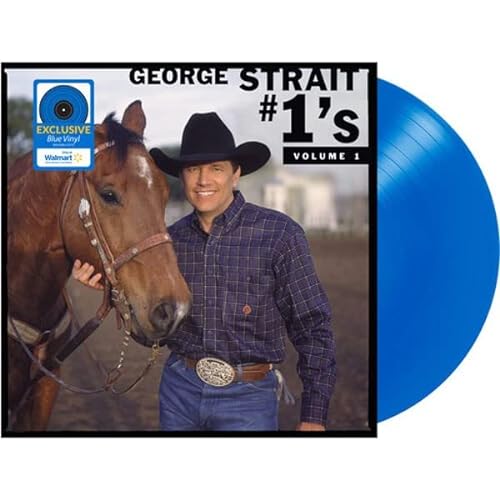George Strait - #1's Volume 1 [Blue LP] | Mint (M) Mint (M)-