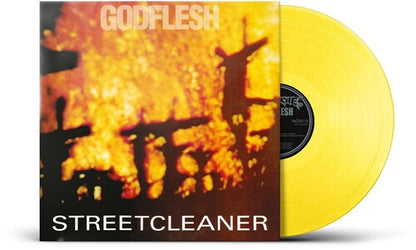 Godflesh - Streetcleaner (PRE-ORDER 3/14/25)(35th Anniversary Edition) (Indie Exclusive, Limited Edition, Yellow Colored Vinyl) | Mint (M) Mint (M)-