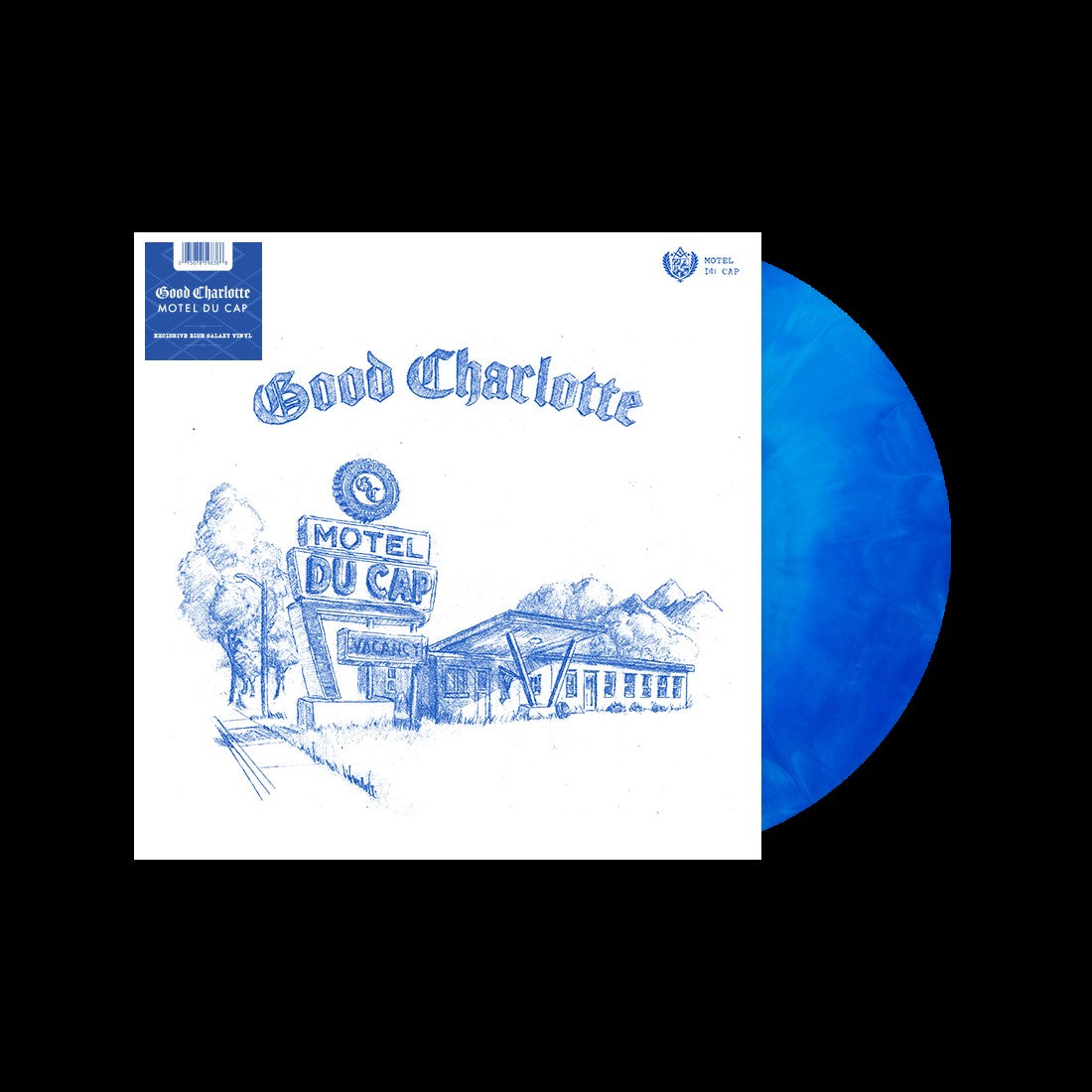 Good Charlotte - Motel Du Cap (Indie Exclusive) (Blue Galaxy Vinyl) | Mint (M) Mint (M)-
